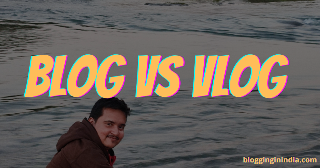 What is the difference between blog and a vlog 